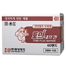 Dongbangpaper 湯米餐巾紙, 60個, 100張