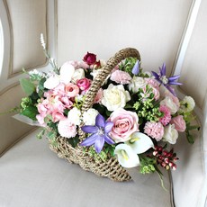 MORIANN 花朵造型肥皂花籃, 混色