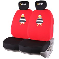 Oringa 車用前座時尚座椅, 1套, 紅色