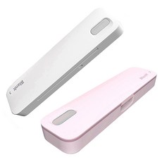 IRIVER 便攜式牙刷清潔器 2入, TBS-200, 白色, 粉色