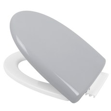 CS Living Breeze 頂級靜音一般硬式馬桶蓋, 灰色, 1個