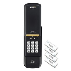 에버넷 디지털 도어락 KM100-S + 카드키 4p