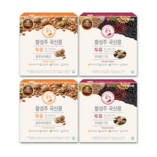 이롬 황성주 국산콩 두유 호두와 아몬드 190ml x 32p + 우리땅 17곡 190ml x 32p, 1세트