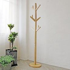 LIVING HIP 樹枝實木衣架, 米色