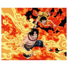 ALB 一件畫 Ace 救援行動 40 x 50cm, 混色