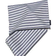 媽媽藝術 露營野餐墊 + 收納袋組合, 條紋海軍藍