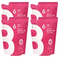 Rebow 小蘇打水多用途清潔劑補充裝, 4個, 500ml