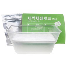 베란다레시피 미니 새싹재배기 세트, 1개