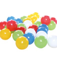 아하토이 아가랑 킹콩 볼풀공 100p, 파랑 + 빨강 + 노랑 + 그린 + 흰색, 1세트