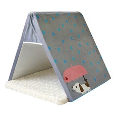 DEOPLLAE The Flare Triangle Dog House 海綿墊, 雨天（DTP），氣墊（奶油）