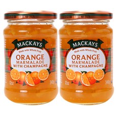 MACKAYS 梅凱 橙皮果醬, 340g, 2罐