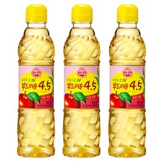 OTTOGI 不倒翁 低酸度4.5蘋果醋, 500ml, 3瓶