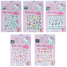 HELLO KITTY 造型指甲貼, 混色, 5張