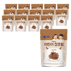 베베쿡 처음먹는 어린이 장조림, 100g, 15개