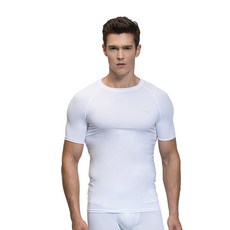 GearX 男款奢華夏季短袖圓領涼感打底衣