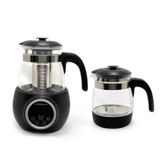 스트로만 스마트 티포트 주전자 1.2L + 0.8L, JJ-ETK001(블랙)