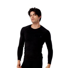 GearX 男士常規四季長袖圓領打底上衣