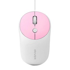IRIVER BUBBLE有線滑鼠 IR-M10, 紅外-M10, 粉色的