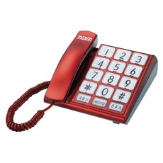 맥슨전자 빅버튼 효도전화기 유선전화기, MS-109