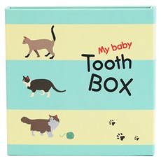 Mellow 我的寶貝乳牙保存盒, 黃色 + 綠色