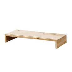 포메리트 삼나무 1단 홈파인 모니터받침대 520 x 230 x 75 mm, 혼합색상