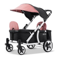 시크포베이비 폼포라웨건 화이트프레임, 진저 핑크