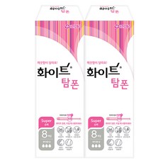화이트 탐폰, 8개입, 2개