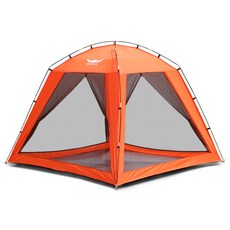 BUFFALO 座艙式涼感窗型遮陽帳篷, 橘色, 5人用