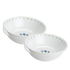 Corelle 康寧 藍色花朵印花玻璃餐碗, 混色, 4件