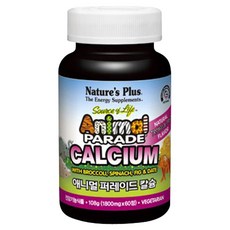NaturesPlus 天然佳 兒童鈣片 108g, 60顆, 1罐