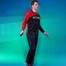 요넥스 남성용 스포츠 상하의 세트 긴바지 53TL006MBK + 티셔츠 53WP007MBK