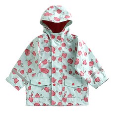HAS 孩童玫瑰印花雨衣