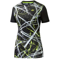 [배드민턴마켓] 요넥스/73TS033/73TS034/볼링/테니스/배드민턴/배구/탁구복/스포츠의류/남여티셔츠 73TS034FBK(여성)