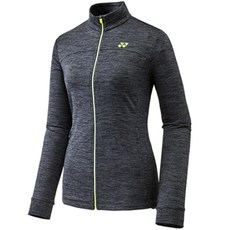 YONEX 女款立領拉鍊長袖外套 73WU014FGY+鬆緊帶長褲 73WP014FGY