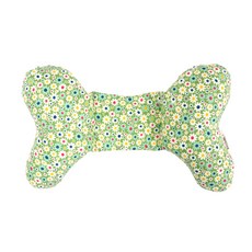 Coney Island 圖案印花超細纖維造型頸枕 花朵款, 綠色