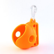 버디79 실리콘 볼주머니 벨트, 오렌지, 1개