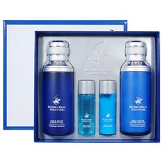 BEVERLY HILLS POLO CLUB 男用爽膚水+乳液2件組, 化妝水150ml+乳液 150ml+化妝水(贈品)30ml+乳液(贈品)30ml, 1組