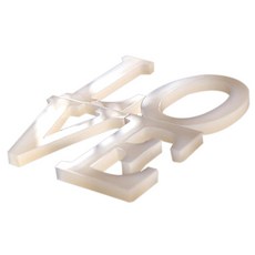 더하기 스탠딩 아크릴 화이트, 0, 1개