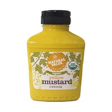NATURAL VALUE 黃芥末醬, 255g, 1瓶