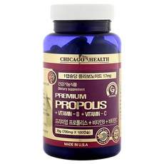 優質蜂膠維他命B&C膠囊, 100顆, 1罐