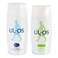 Uros 男士 2 件套適合中性至乾性皮膚, 護膚乳200ml+洗面乳300ml, 1組