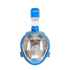 더나이스 스노클링 풀 페이스 어린이용 마스크 Plus Kids XS, 딥블루, 1개