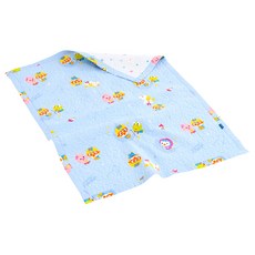 Pororo 溫和星星印花水洗絎縫被, 藍色