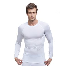 GearX 男士全新奢華四季長袖圓形打底上衣
