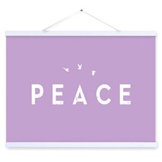 인테리어포스터10 peace, 퍼플