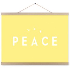 인테리어포스터10 peace, 옐로우