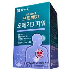 종근당건강 프로메가 오메가3 파워 60캡슐, 1개, 53.4g