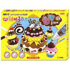 아모스 탱탱아이클레이 휘핑클레이, 초코, 1개, 110g