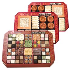 담미정 3단 한과 선물 세트8호 + 보자기, 1909g, 1세트