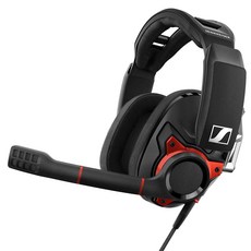 SENNHEISER 封閉的遊戲耳機, GSP600, 黑色的